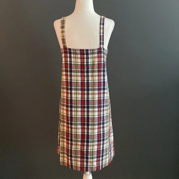 ‼️SOLD‼️Abercrombie vintage 90’s plaid jumper dress - Picture 4 of 9